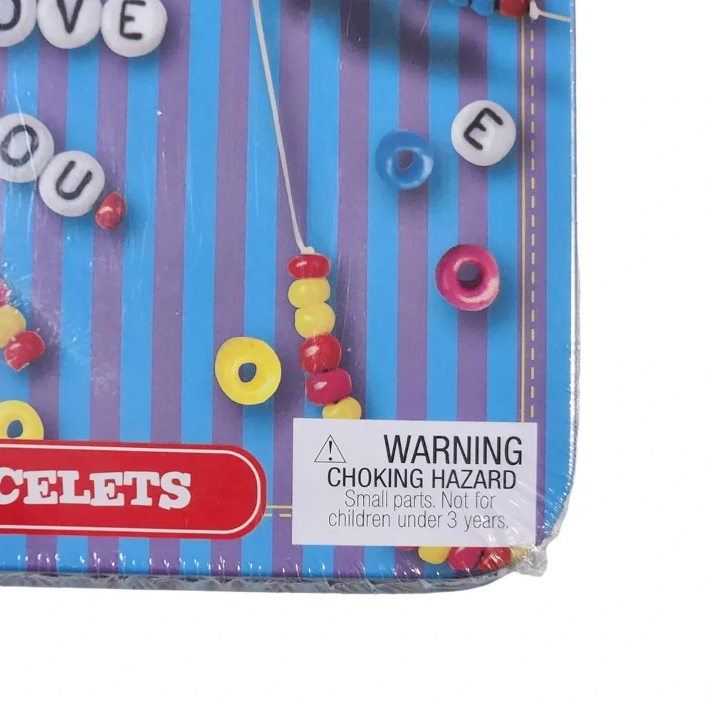 TS Shure by Bendon Friendship Letter Bracelets, Necklaces 190 Beads Elastic Cord